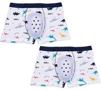 2 Pièces Boxer Respirant Post Circoncision pour Garçons, Sous-Vêtement de Protection, Pantalon de Rééducation, pour Utilisation après Intervention Pédiatrique(D,L/Large)