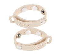 2 Pièces Bracelet Anti-nausées Blanc Ajustable en Silicone