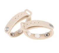 2 Pièces Bracelet Anti-nausées Blanc en Silicone Ajustable
