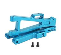 2 pièces bras de suspension RC en alliage d'aluminium, bras oscillant inférieur avant arrière pour camion JLB 1/10, bras inférieur RC en métal de mise à niveau bricolage avec (bleue)