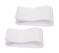 2 Pièces Brassard Blanc Brassard de Football Brassard de deuil Multi-usages Sports d'équipe Bricolage Brassard Vierge Bracelet Accessoire de Football brassards de Capitaine Vide