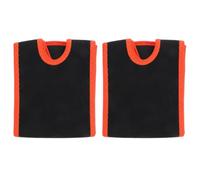 2 Pièces Brassards de Fitness en Caoutchouc Rouge | Bracelets de Fitness Simples, Brassards Pratiques, Soutien Souple, Usage Sportif, Lot Unique, Rouge
