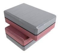 2 Pièces Brique de Yoga EVA Antidérapante pour Débutants, Gym | Surface Stable, Bords Biseautés, Aide à Souplesse, Support Ferme, Usage Yoga et Pilates