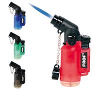 2 pièces.Briquet Prof Turbo Jet Flame - Coupe-vent - Rechargeable.