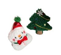 2 Pièces Broche En Peluche Thème De Vacances Broche En Peluche Noël Bijoux Pour Vêtements Et Sacs Décors Accessoires Tenue Festival Accessoire Noël Pour Tous Les Âges