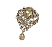 2 pièces broche pendentif fleur Vintage unisexe-Design Floral élégant for hommes et femmes