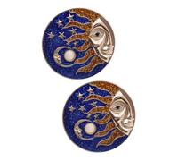 2 Pièces Broche Rétro Accessoire de Mode Élégant pour Vêtements Durable pour Fêtes et Décoration Vintage Émail Soignée