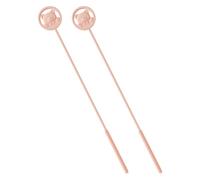 2 Pièces Brosse à Biberon en Silicone Rose, Nettoyant Long | Acier Inoxydable, Nettoyage Minutieux, Format Léger, Rangement Facile, pour Paquet de Voyage et Tiroir la Cuisine