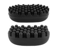 2 Pièces Brosse à Cheveux Torsadée Frisée, Brosse à Cheveux Frisée en Caoutchouc Peigne à Boucles Torsadées, Brosse Torsadée Lavable pour Boucles Afro, Peigne Afro à Cheveux