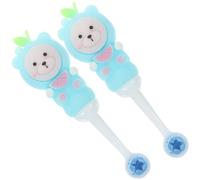 2 Pièces Brosse à Dents Ours Souple pour Garçon et Filles | Manche Manuel, Soin Délicat des Dents et Gencives, pour Tout-petits de 0 à 9