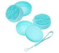 2 Pièces Brosse de Bain en Silicone, Massage Doux, avec Corde | Usage Polyvalent pour Bains et Massages, Toucher Souple Non Irritant, Réutilisable, Accessoire Suspendu