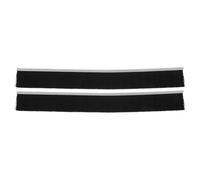 2 Pièces Brosse de Boîte aux Lettres à Poils en Nylon Noir, 30 CM | Bande Dense de 30mm, Montage sans Outil, Métal et Nylon, pour Trappe et Fente de Courrier