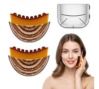 2 Pièces Brosse de Contour pour le Visage, Brosse à Sec pour le Visage, Massager de Drainage Visage pour le visage, s'applique au visage, à la sculpture du menton et de la mâchoire