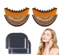 2 Pièces Brosse de Contour pour le Visage, Massager de Drainage Lymphatique Brosse à Sec pour le Visage, Sculpture du Menton et de la Mâchoire, pour S'adapter à La Peau avec Précision