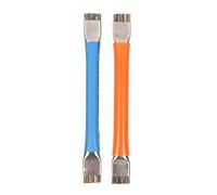 2 Pièces Brosse de Nettoyage IC de Carte Mère de Téléphone, Brosses en CRIN de Cheval, Brosse ESD pour Téléphone Portable, Montre, Tablette, etc. 5,7 x 0,6 (Bleu et Orange)