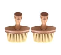 2 Pièces Brosse de Nettoyage Manche Bois Nylon | Élimination Rapide Poussière, Texture Soignée, pour Violon et Guitare Électrique, Entretien Pratique