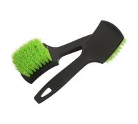 2 Pièces Brosse de Nettoyage Manche Long, pour Mangeoire Cheval | Brosse pour Recoins, Poils Denses Rigides, Angles Droits, Prise Antidérapante, Écurie, Seaux