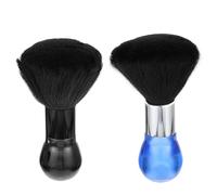 2 Pièces Brosse de Nettoyage pour Cheveux Cassés, ABS Nylon | Plumeau de Coiffure Compact, Usage Personnel ou Professionnel, Retrait des Cheveux et Poussière, Simple