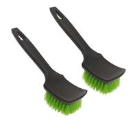 2 Pièces Brosse de Nettoyage pour Seau D'eau de Cheval, Rigide | Poignée Allongée, Brosses Denses et Fermes, Angles Droits, pour Stalles et Fermes D'élevage