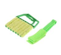 2 Pièces Brosse Polyvalente de Nettoyage des Stores, Kit Vert