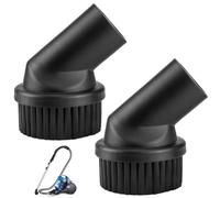 2 Pièces Brosses à Poussière 35 mm,Brosses d'Aspirateur Premium,Brosse Aspirateur Universel,Brosse pour Meubles,Compatible Avec Les Aspirateurs Miele,Kärcher,Siemens,Samsung,Aeg,Bosch