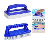 2 Pièces Brosses de Nettoyage de Piscine, Brosse Éponge Ligne d'eau, Brosse de Piscine Brosse De Mur De Piscine, Brosse de Mur de Piscine,pour Nettoyer la Saleté et la Mousse