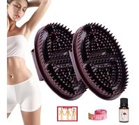 2 Pièces Brosses Méridiennes, Brosse De Massage Ergonomique Avec De L'huile, Peigne De Massage De Relaxation Du Corps Entier Pour La Relaxation Et Le Soulagement Du Stress