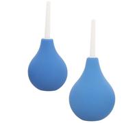 2 Pièces Bulbe Auriculaire en Silicone 160ml pour Lavage Doux des Oreilles | Embout Conique Lisse, Surface Antidérapante, Format Portable, Usage sans Contact pour Caméras et Écouteurs, Bleu
