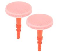 2 Pièces Buse D’arrosage Ronde en Plastique, Jet Doux | Structure Simple, Poignée Texturée, Distribution Uniforme, Démontage Facile, pour Semis et Serrage