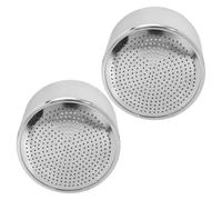 2 Pièces Buse de Brumisation Argenté en Alliage D'aluminium | Pulvérisation Plus Large, Raccord Facile, Usage Agriculture et Petites Pelouses, Finition Argenté Solide