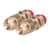 2 Pièces Buse de Brumisation en Laiton 1/2 Pouce, Buses de Pulvérisation Réglables 360°, Buse Brumisateur Compatible Gardena Micro-Drip pour Arrosage de Jardin, Serre, Agriculture et Terrasse