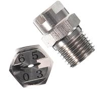 2 Pièces Buse de Pulvérisation Jet Éventail Précis, 1/4 Pouce | Débit Maîtrisé, Gouttelettes Modérées, pour Lavage Auto, Pelouse, Serrage et Petite Fontaine