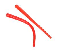 2 Pièces Buses de Calfeutrage avec Embouts Droits et Coudés | PP Rouge, Application Précise et Portée Prolongée, pour Tubes Standards et Joints de Carrelage