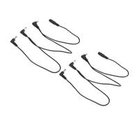 2 Pièces Câble D’alimentation 9v Dc à 3 Sorties | Métal, PVC et Caoutchouc, Sortie Coudée, pour Pédales Boss 9v, Studio et Concerts Mobiles