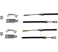2 pièces - Câble de frein pour Peitz avec chape - HL : 1175mm - GL:1450 mm