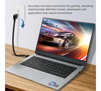 2 Pièces Câble Ethernet Cat 6 Ultra Fin 1M Avec Connecteur Anglé À 90° À Gauche, Rj45 Flexible & Mince Câble Lan Gigabit Compatible Mac, Pc, Routeur, Ps4/5 (Noir)