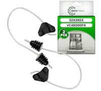 2 Pièces Câble Porte pour Lave Vaisselle avec Code D'origine 32X2853 VC4B000F8 pour Fagor pour Brandt pour Edesa pour DeDietrich pour Aspes - ONIX TECH