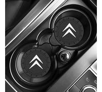 2 Pièces Caboteur Tasse Voiture, pour Citroen SpaceTourer XL 2016-2024 Anti Dérapant Résistants Chocs Dessous Verre Véhicule, Accessoires Voiture Intérieur