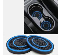 2 Pièces Caboteur Tasse Voiture, pour VW SpaceFox Latin America 2015-2024 Anti Dérapant Résistants Chocs Dessous Verre Véhicule, Accessoires Voiture Intérieur,E
