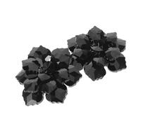 2 Pièces Cache-bouton Scintillant en Métal Rotatif Forme Fleur | Bijoux Boutons de Chemise Brillants, Style Chic et Compact, pour Soirées et Événements