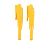 2 pièces cache-crayon de charpentier protecteur de marqueur de travail du bois à long nez avec clip de poche pour crayons de charpentier mécaniques outils de construction noir (Jaune)