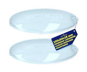 2 Pièces Cache De Lampe pour Hotte Aspirante 100 x 54 x 18 mm avec le Code Original C00058249 1330058595 4145150 50248796000 692831966 pour Ariston pour Electrolux - MONTERAL