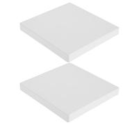 2 Pièces Cache de Protection 86 Type Blanc Plastique | Protection Affleurante, Aspect Discret, pour Sockets 86 Type, Usage Salle de Bain et Chambre