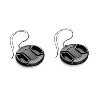 2 Pièces | Cache-Objectif pour Objectifs Appareil Photo | Capuchon de Protection avec Cordon | Compatible avec Objectifs avec Filetage de Filtre 82mm | Compatible avec EF 24-70mm f2.8L, EF 16-35mm f2