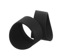 2 Pièces Cache-oculaire en Caoutchouc Noir en Anneau | Usage Professionnel et Observations de Laboratoire, Compatibilité, Design Ergonomique