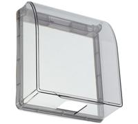 2 Pièces Cache Prise Garçon et Filles Boîte de Adhésive Étanche | PC Noir, Espace Intérieur Réservé, Réutilisable et Peu Déformable, Protège le Mur, Usage Bureau