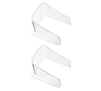 2 Pièces Cache Transparent pour Sonnette, Plastique | Vue Claire des Boutons, Opération sans Obstacle, pour Panneaux D’accès, Lecteurs à Code, Extérieur