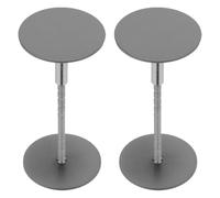 2 Pièces Cache-trou de Porte en Acier Inoxydable pour Serrure, Plaque | Trous de Serrure ou Œilleton, Épaisseur 40 à 127mm, Finition Polie, Kit Accessoires et Notice