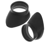 2 Pièces Caches Oculaires en Caoutchouc Noir pour Microscope et Télescope | L’éblouissement, Limitation Lumière, Usage Extérieur, Observation Animalière, Lot Compact