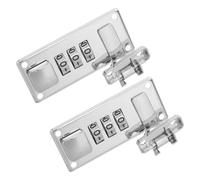 2 Pièces Cadenas à Combinaison pour Valise, Code à 3 Chiffres | Verrou Portable pour Bagages, Mallettes et Coffres Rigides, Réglage Manuel, Format Compact, Adapté aux Déplacements